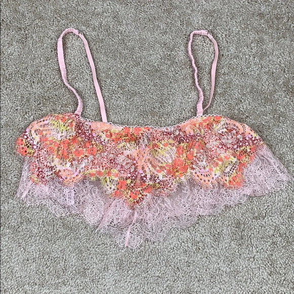 Victoria’s Secret pink dream angels lace bralette - Picture 1 of 7